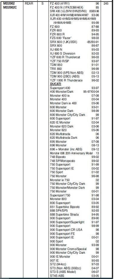 Ducatı 797Mnstr 17-18 821Mnstr 15-18 Ebc Arka Disk