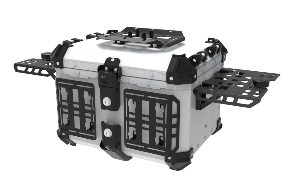 Universal 45 LT Alüminyum Çanta Gri-Siyah – Premium