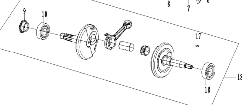 Kayo Kmb 60 Krank Komple