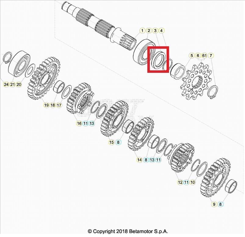Oıl Seal 32.45.7 Bsl Beta Orj Yp B6-1