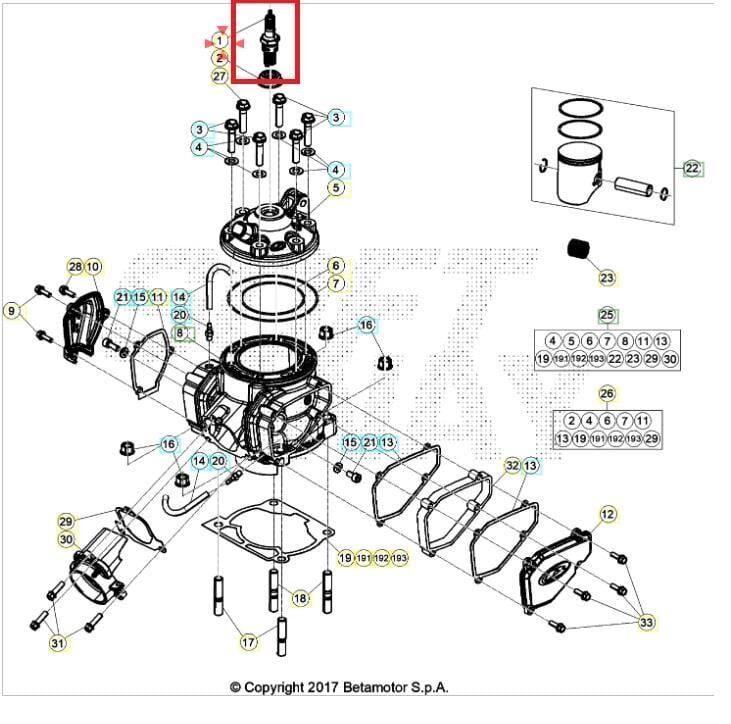 Spark Plug, Ngk Gr7Cı8 Beta Orj Yp