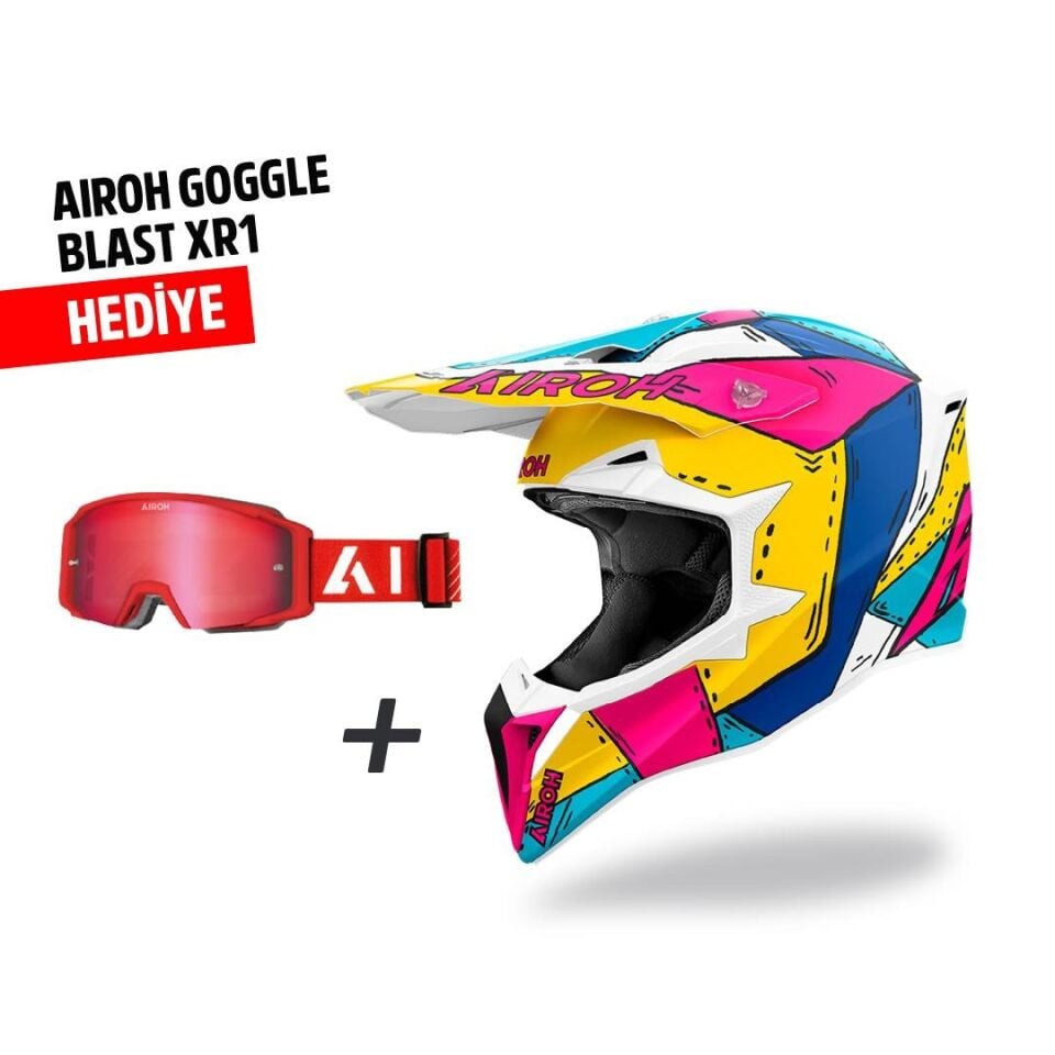 Airoh Wraap Paınt Mat Motosiklet Kaskı