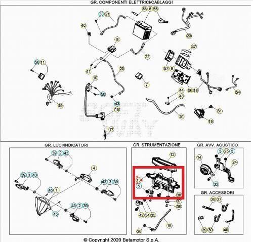 Gösterge Braketi Beta Orj Yp B4-2
