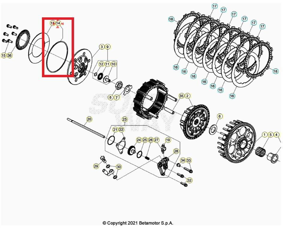 Rıng 112.5X117.5X1.2 Beta Orj Yp B3-2