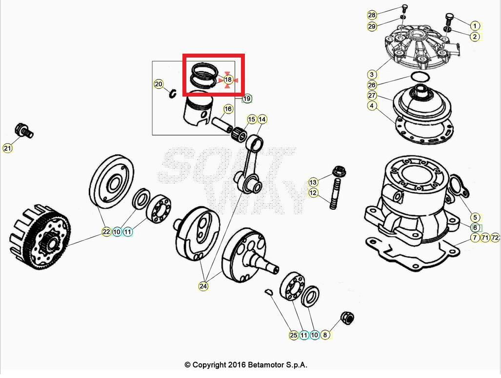 Trıal Sekman D72.5 Beta Orj Yp