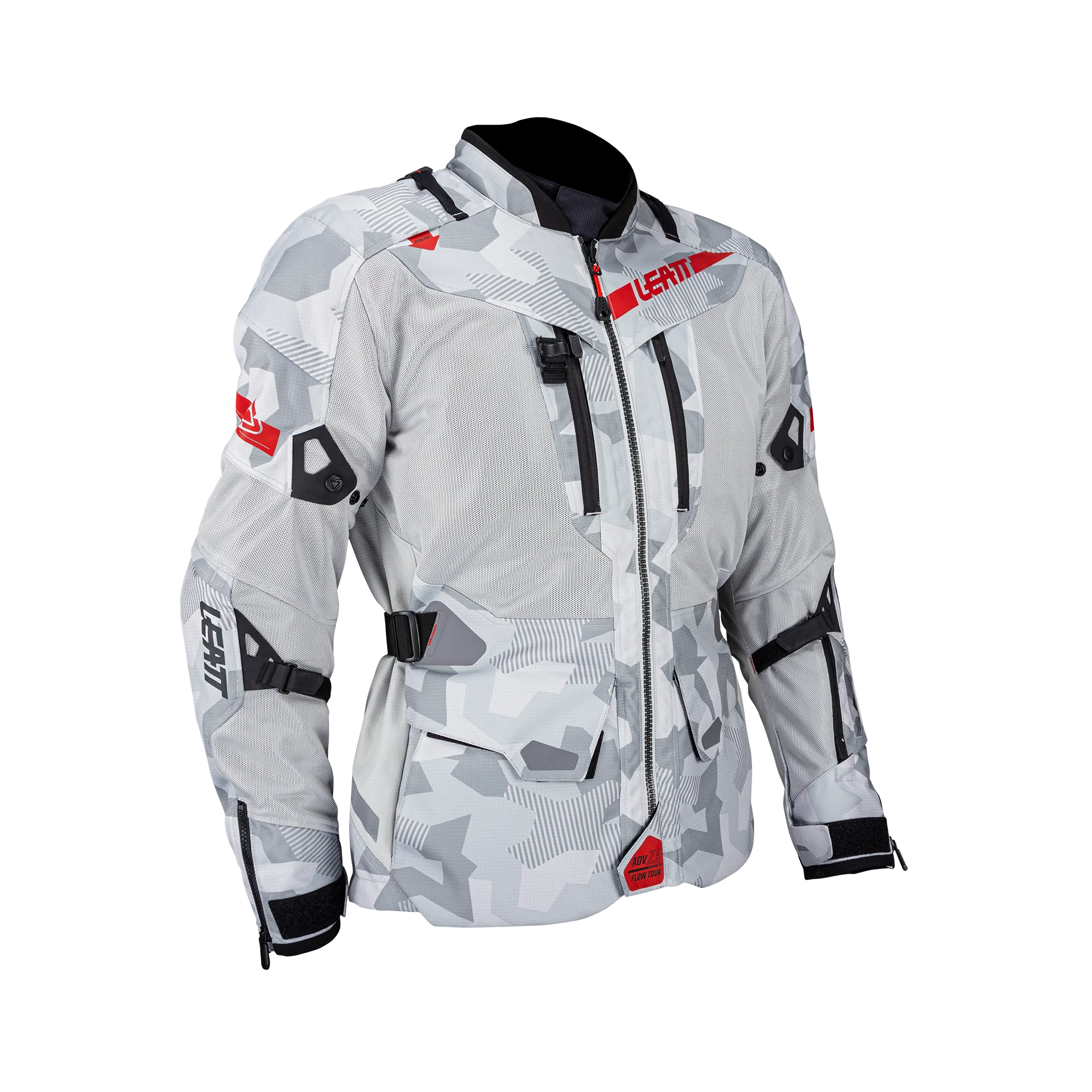 Leatt Adv Flow-Tour 7.5 Gri Motosiklet Montu