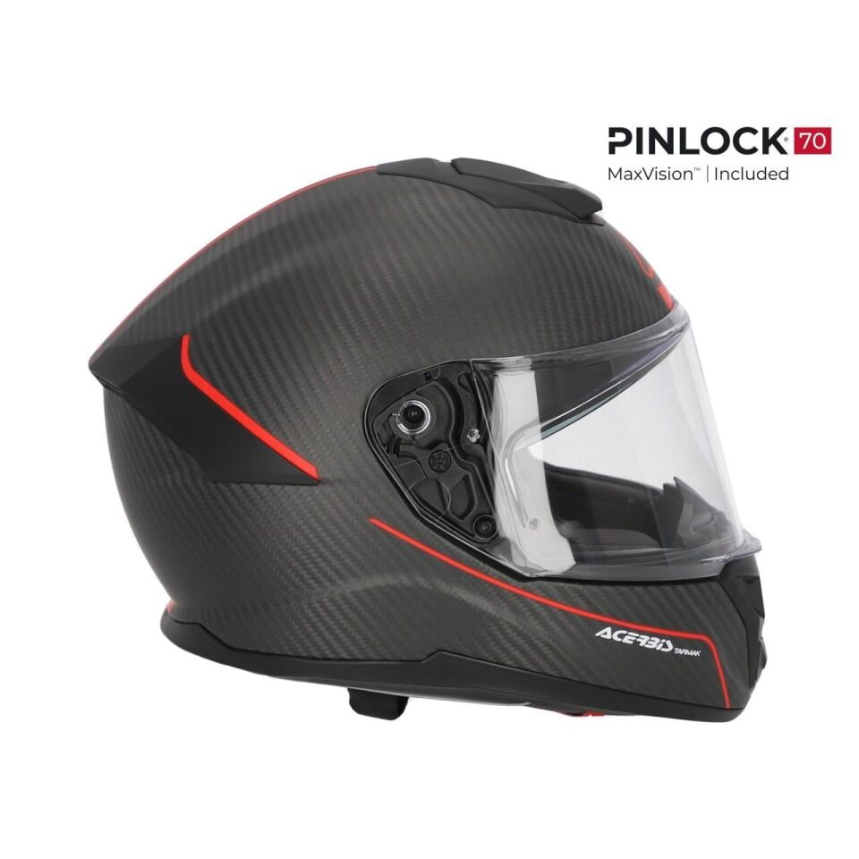 Acerbis Tarmak Carbon 22-06 Kask Siyah Kırmızı