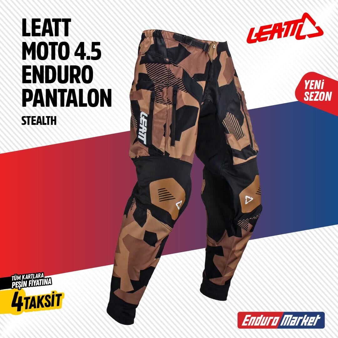 Leatt Enduro 4.5 Kahverengi Motosiklet Pantolonu