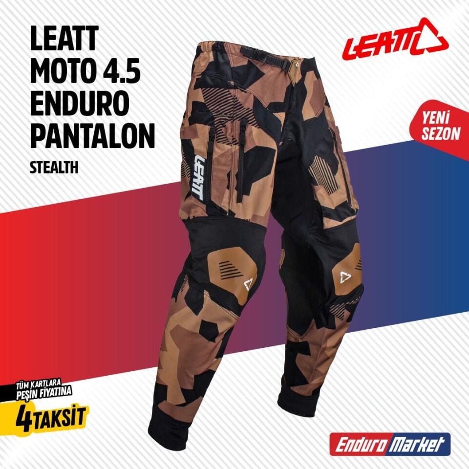 Leatt Enduro 4.5 Kahverengi Motosiklet Pantolonu