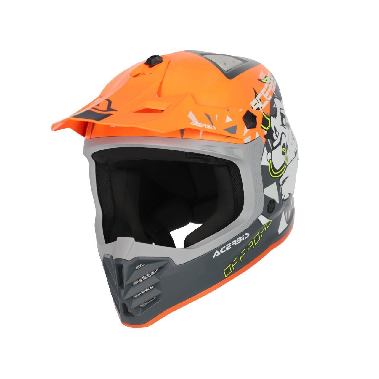 Acerbis Profıle Çocuk Kask Turuncu Gri