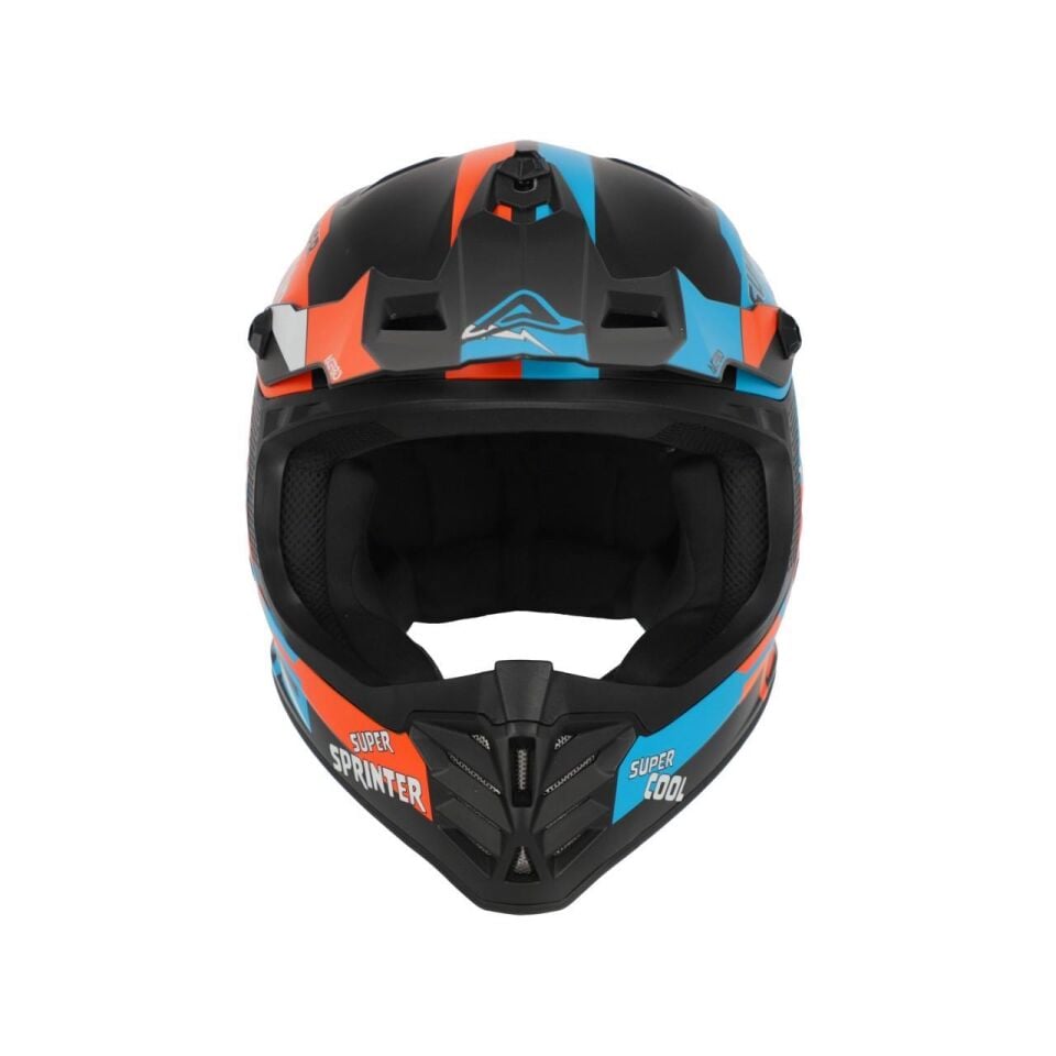 Acerbis Profıle Çocuk Kask Turuncu Mavi