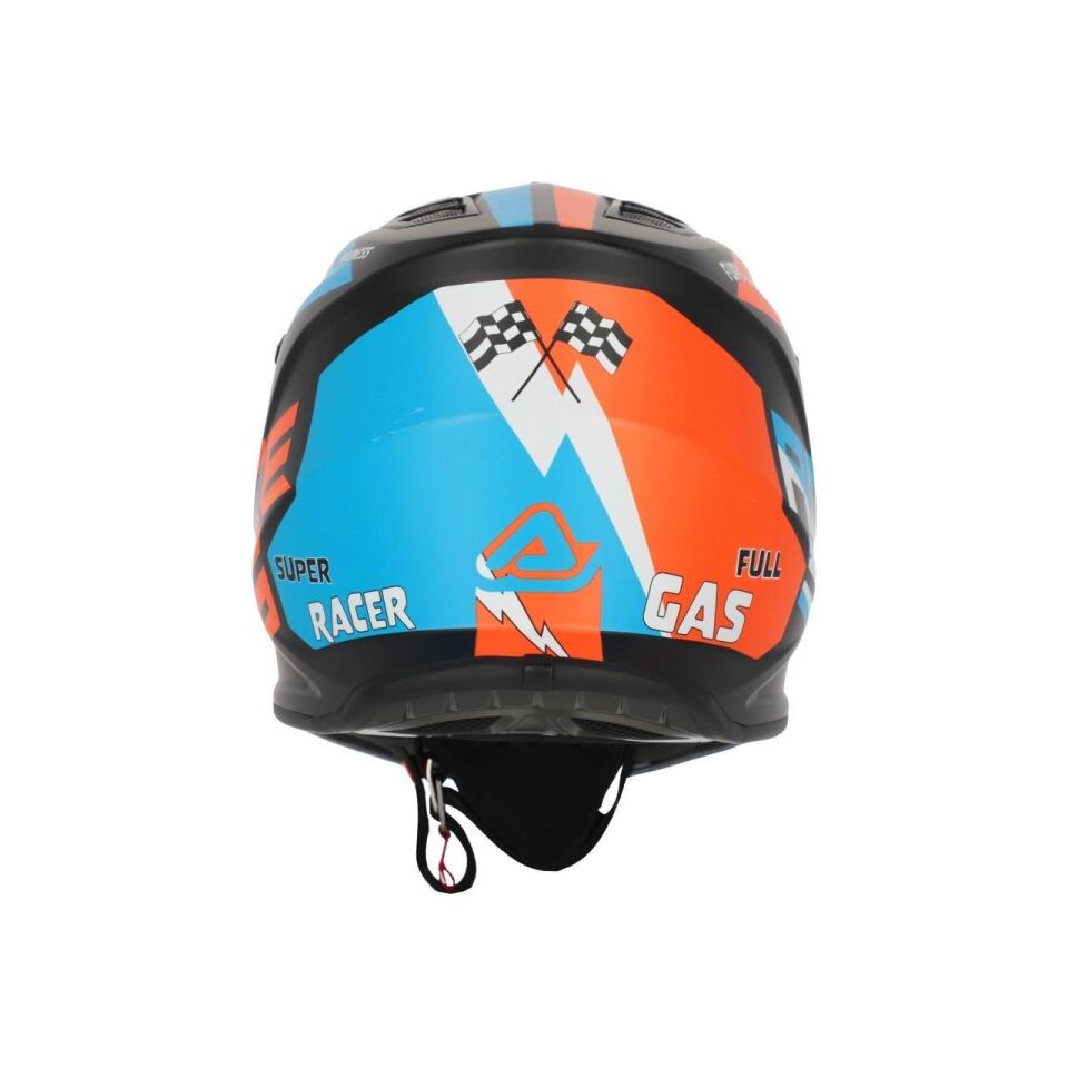 Acerbis Profıle Çocuk Kask Turuncu Mavi