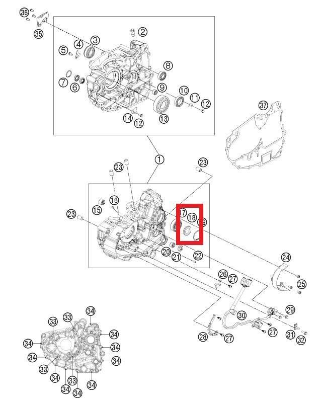 Shaft Seal Rıng Ktm Orj Yp A7-1