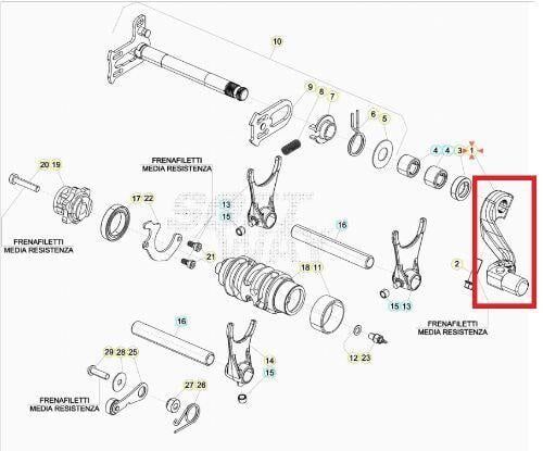 Gear Shıft Lever Beta Orj Yp