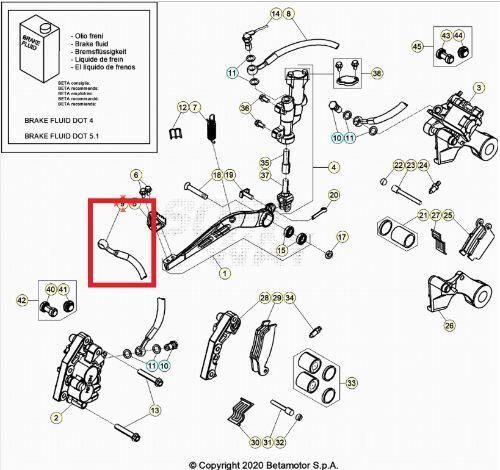 Brake Hose Beta Orj Yp