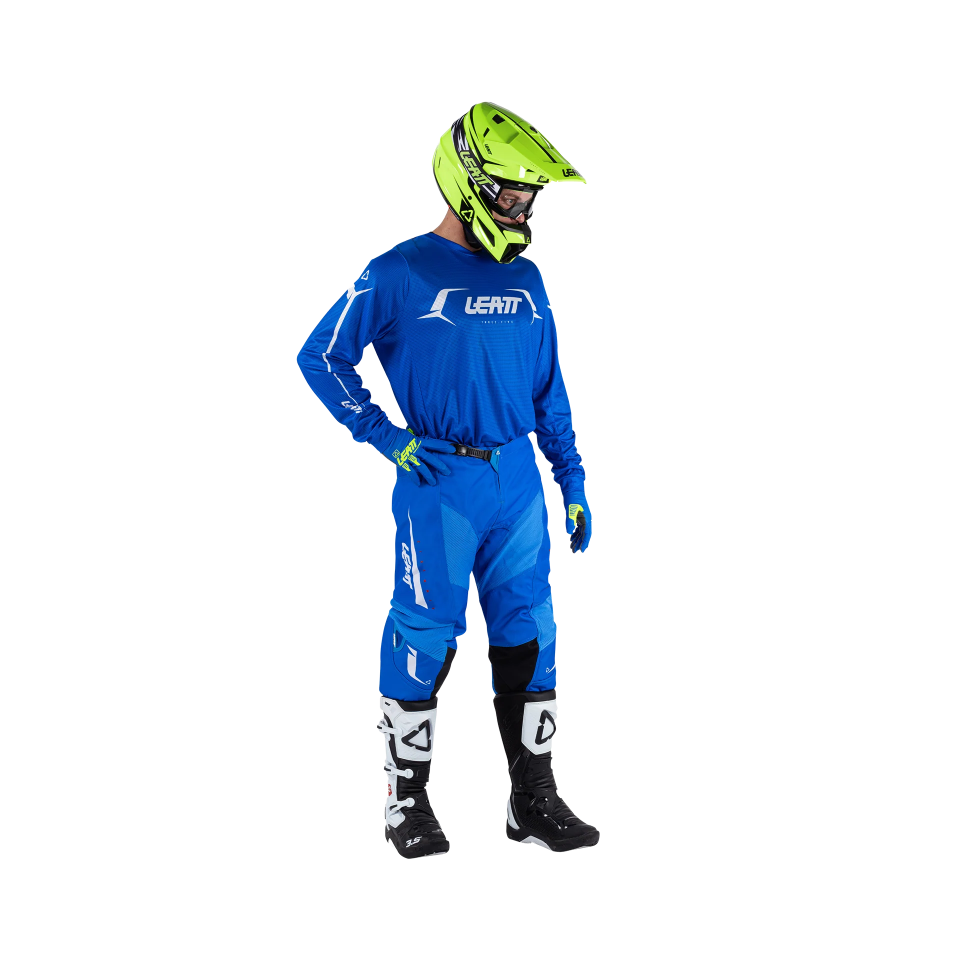 Leatt 3.5 Mavi Motosiklet Jersey Pantolon Takımı