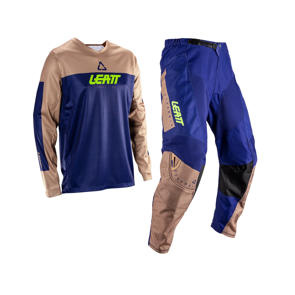 Leatt 3.5 Kahverengi Motosiklet Jersey Pantolon Takımı
