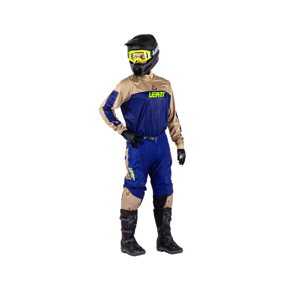 Leatt 3.5 Kahverengi Motosiklet Jersey Pantolon Takımı