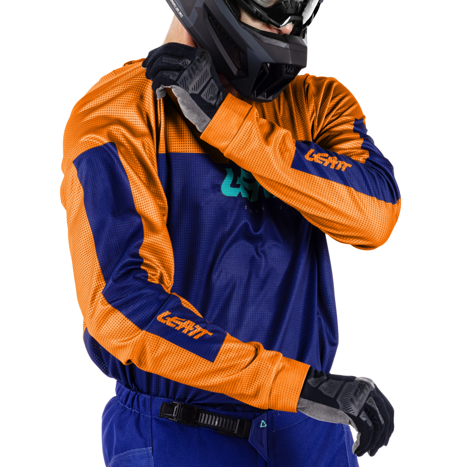 Leatt 3.5 Turuncu Motosiklet Jersey Pantolon Takımı