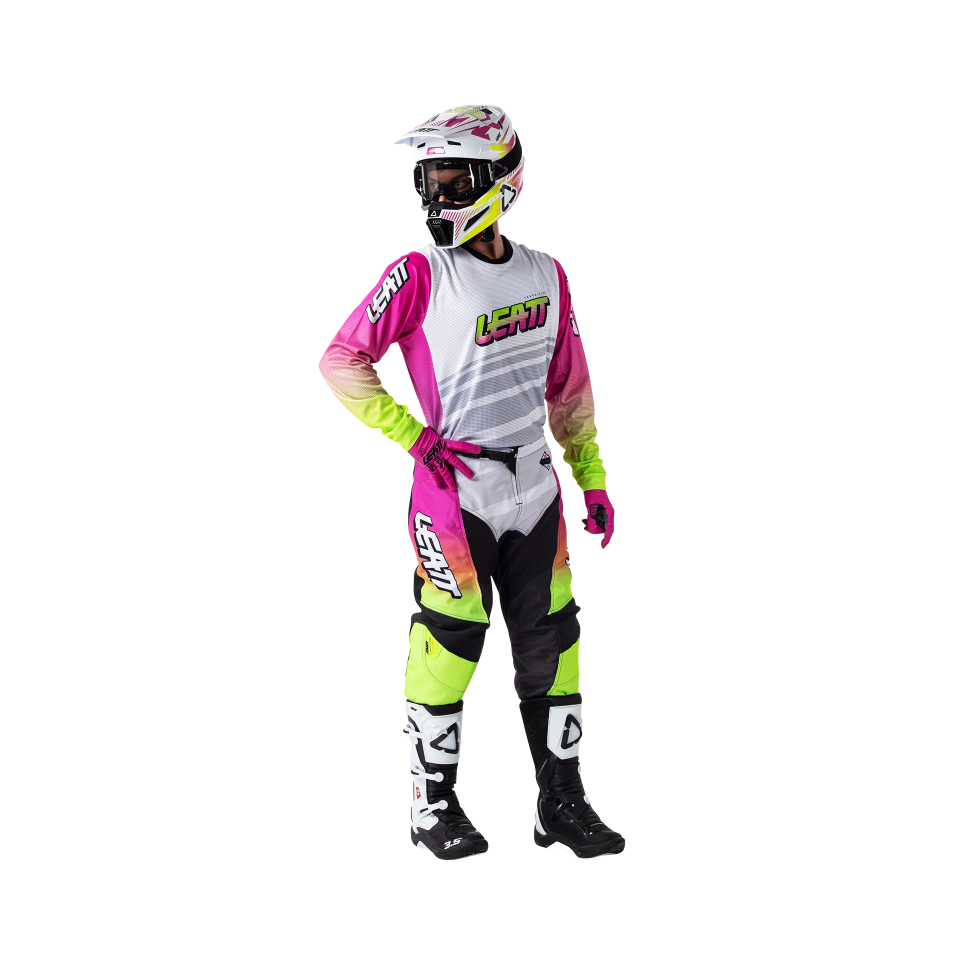 Leatt 3.5 Pembe Motosiklet Jersey Pantolon Takımı