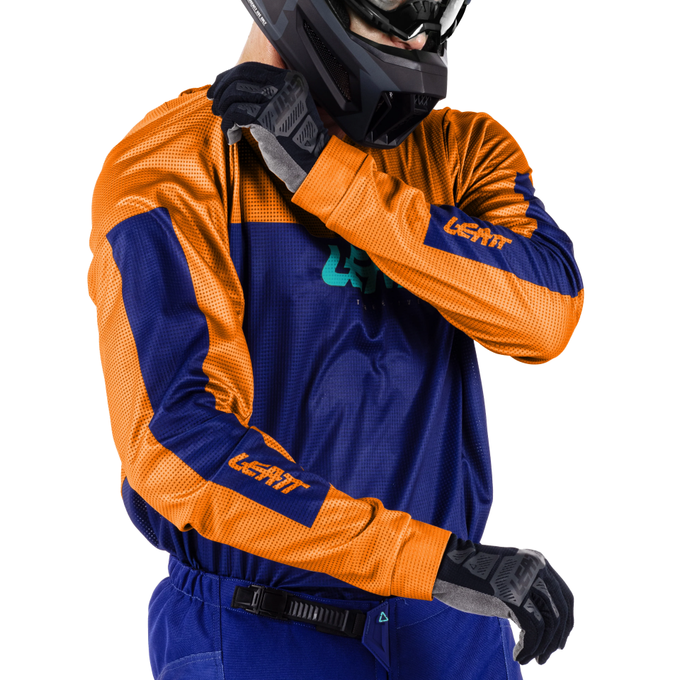 Leatt 3.5 Çocuk Turuncu Motosiklet Jersey Pantolon Takımı