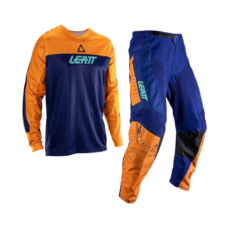 Leatt 3.5 Çocuk Turuncu Motosiklet Jersey Pantolon Takımı
