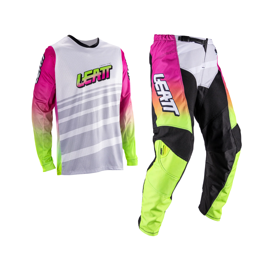 Leatt 3.5 Çocuk Pembe Motosiklet Jersey Pantolon Takımı