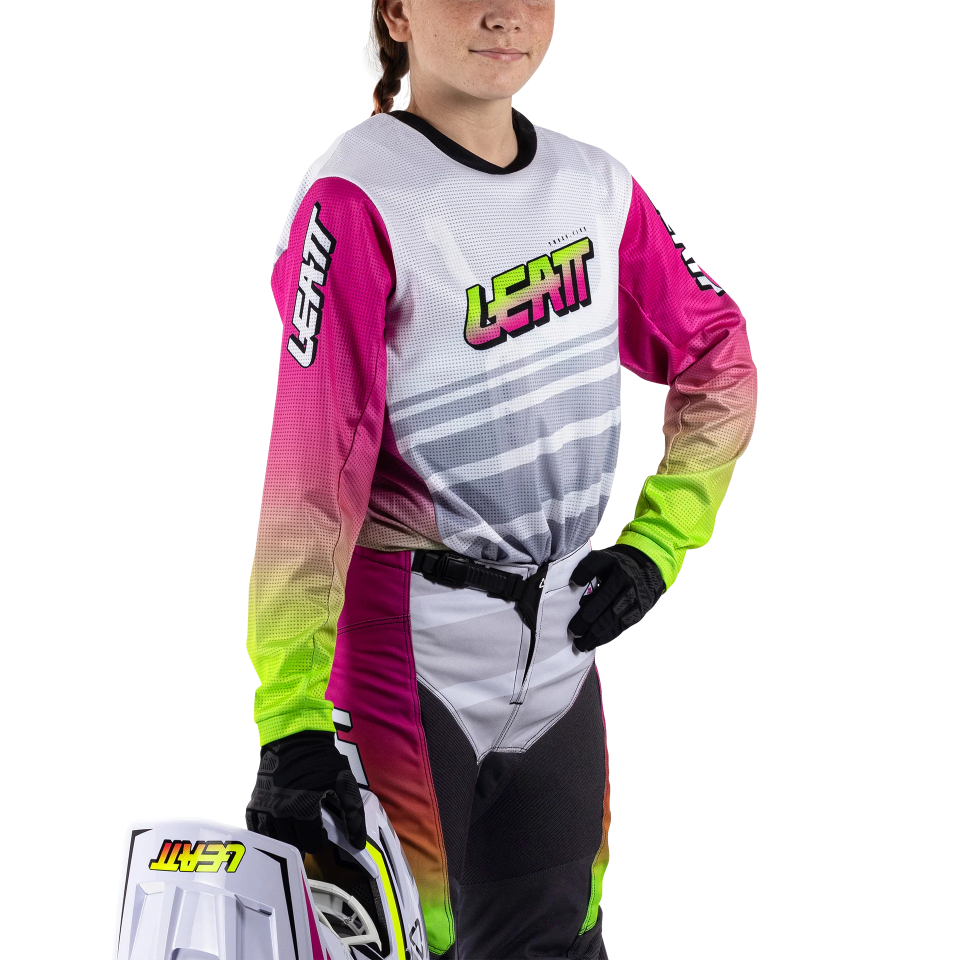 Leatt 3.5 Çocuk Pembe Motosiklet Jersey Pantolon Takımı