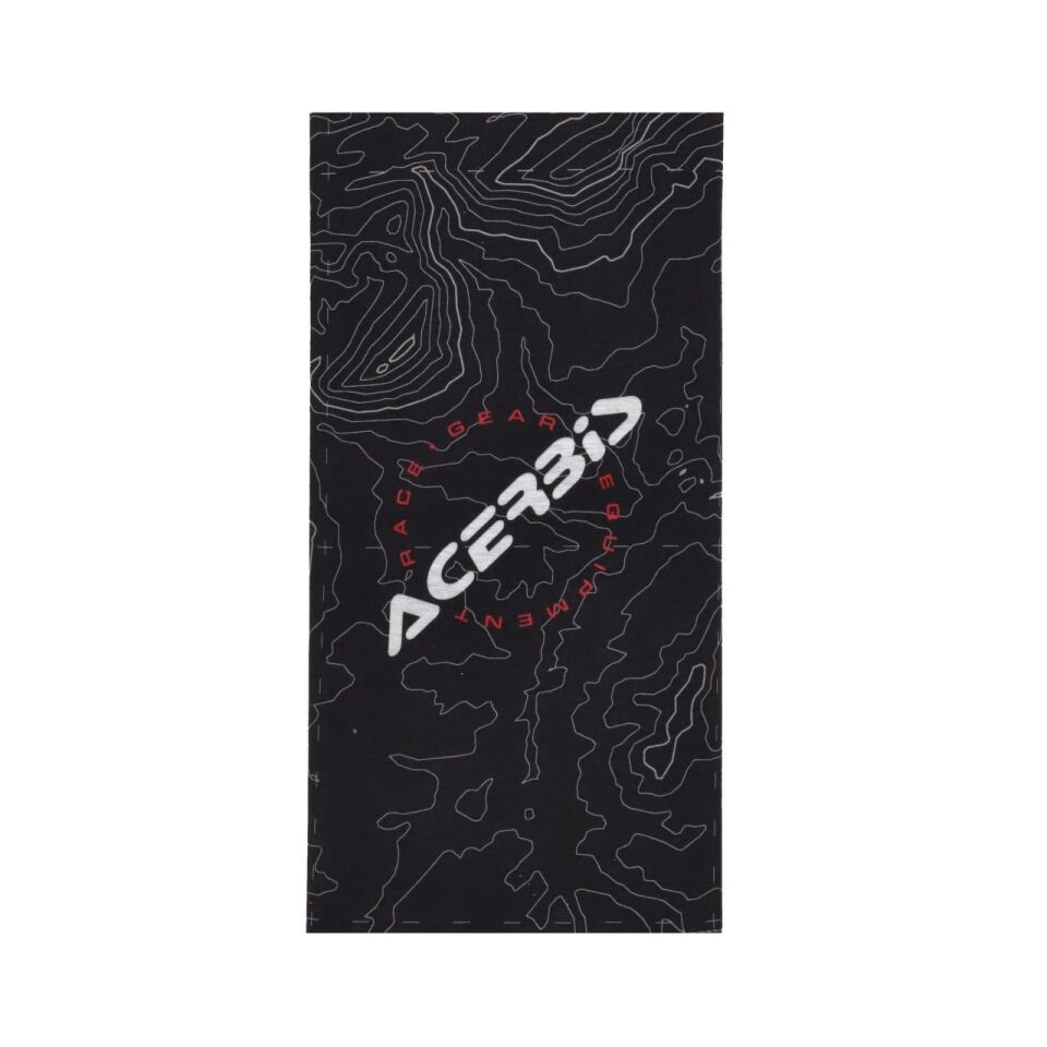 Acerbis Neckwarmer Siyah Kırmızı Buff