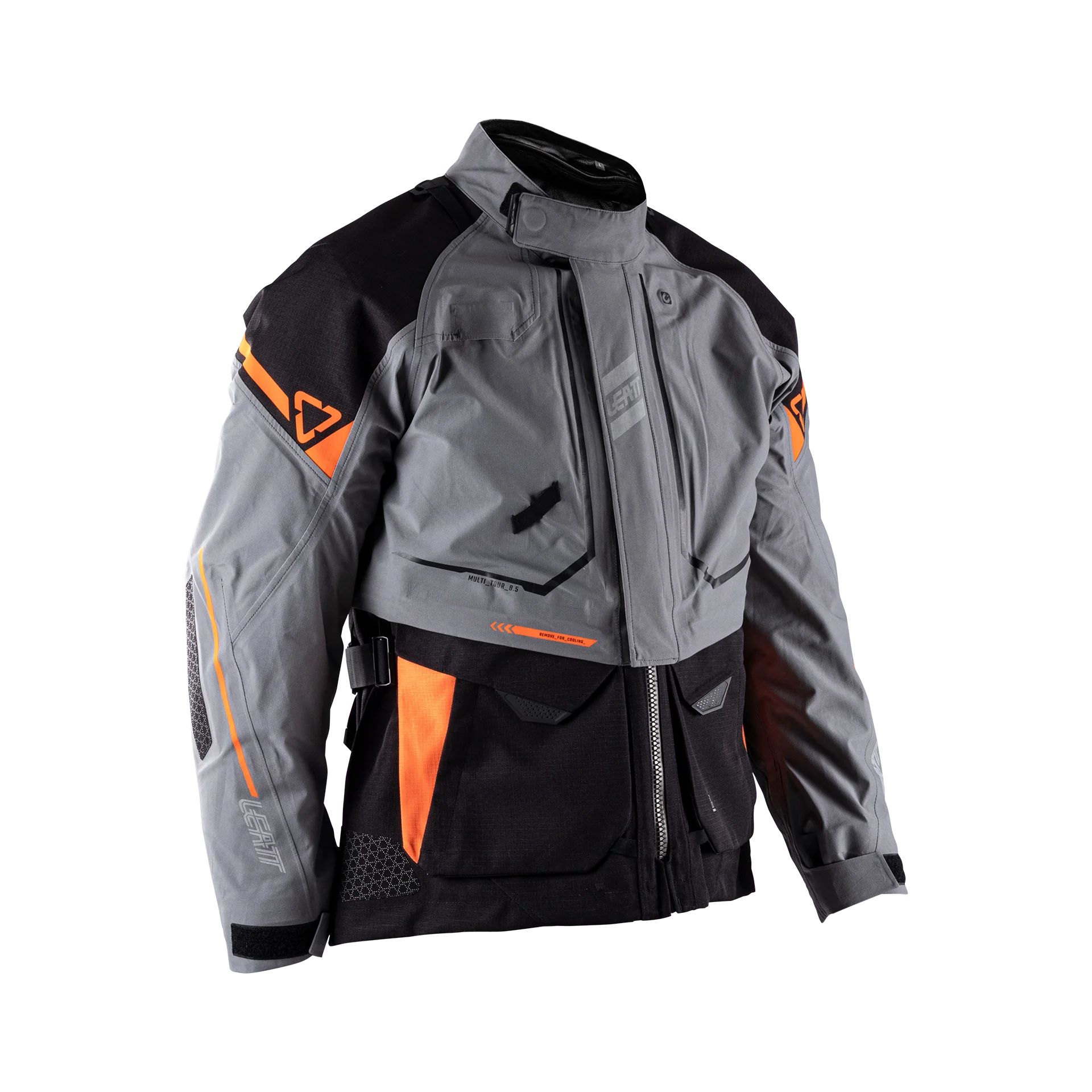 Leatt Adv Multi-Tour 8.5 Gri Motosiklet Montu