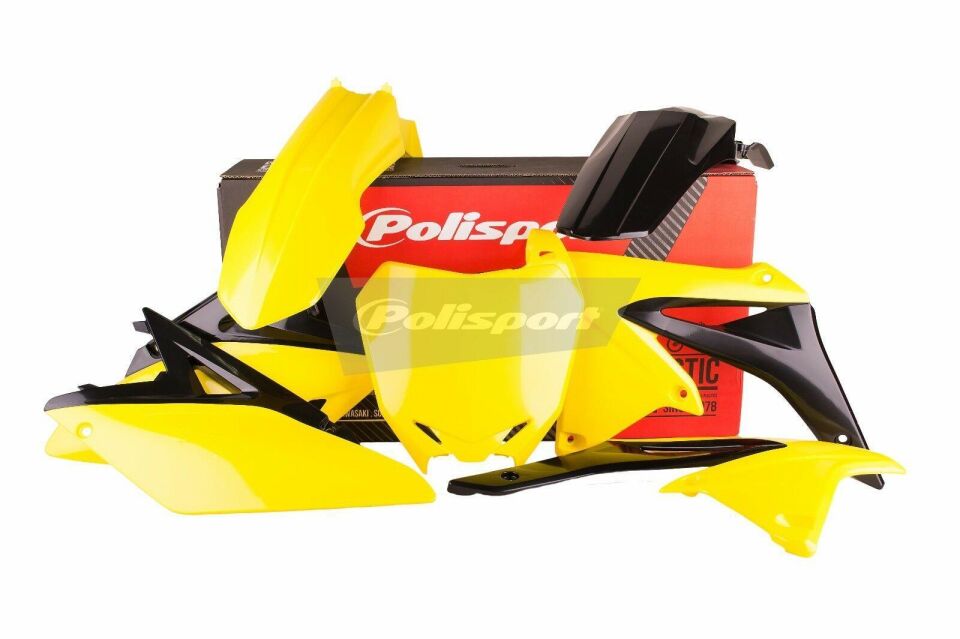 SUZ. RMZ250 10-14 POLISPORT GRENAJ SET SARI SİYAH