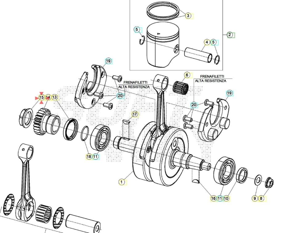Nut M20X1.5 Beta Orj Yp B9-3