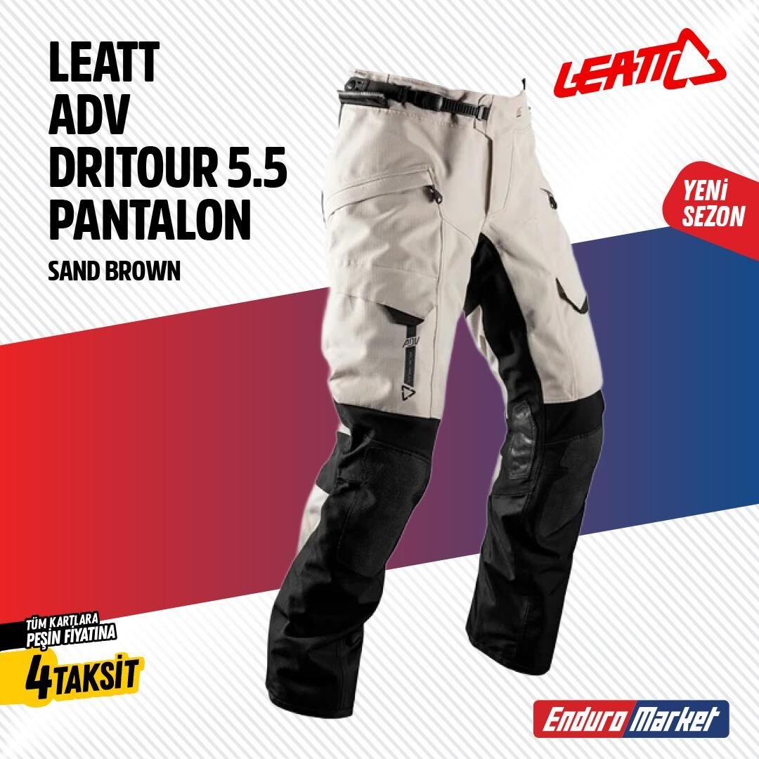 Leatt Adv Dri-Tour 5.5 Gri Motosiklet Pantolonu