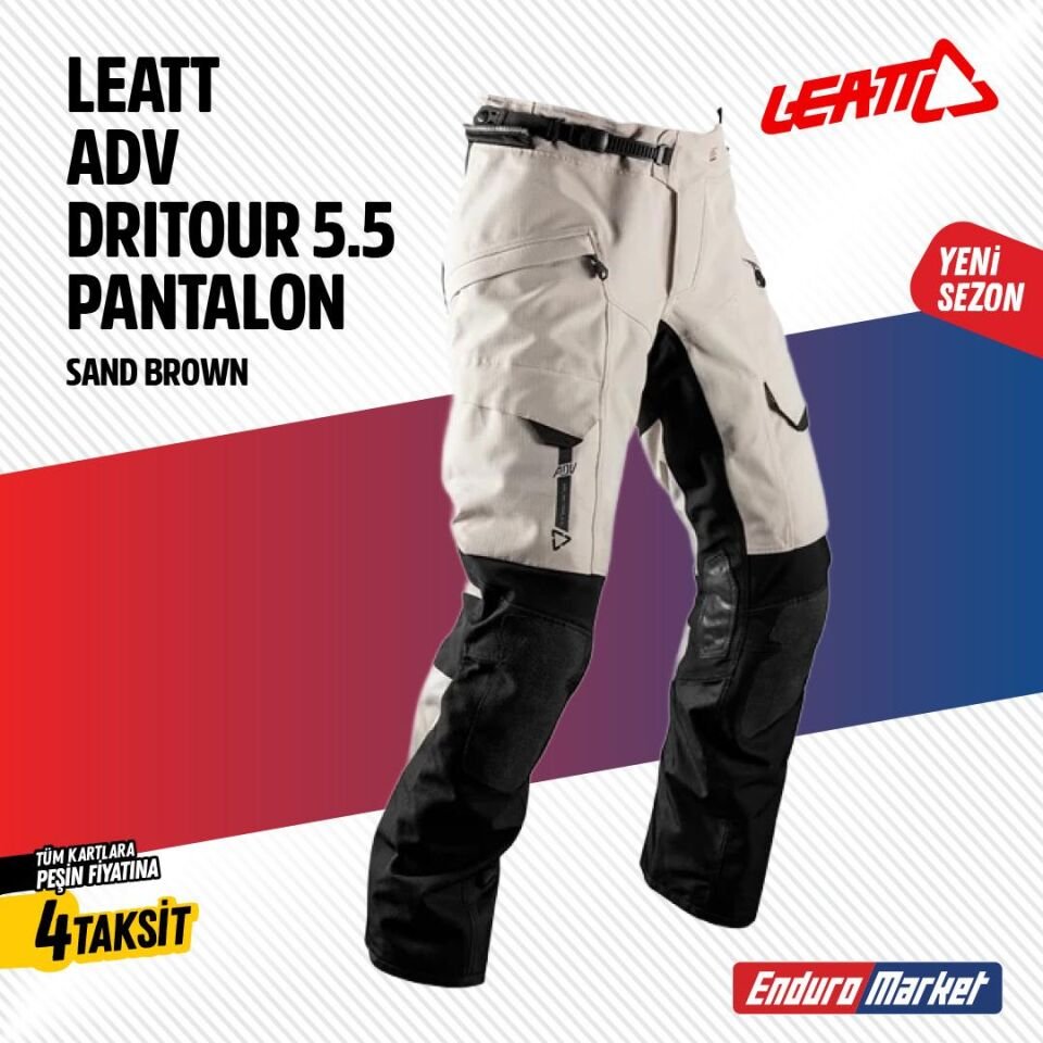 Leatt Adv Dri-Tour 5.5 Gri Motosiklet Pantolonu