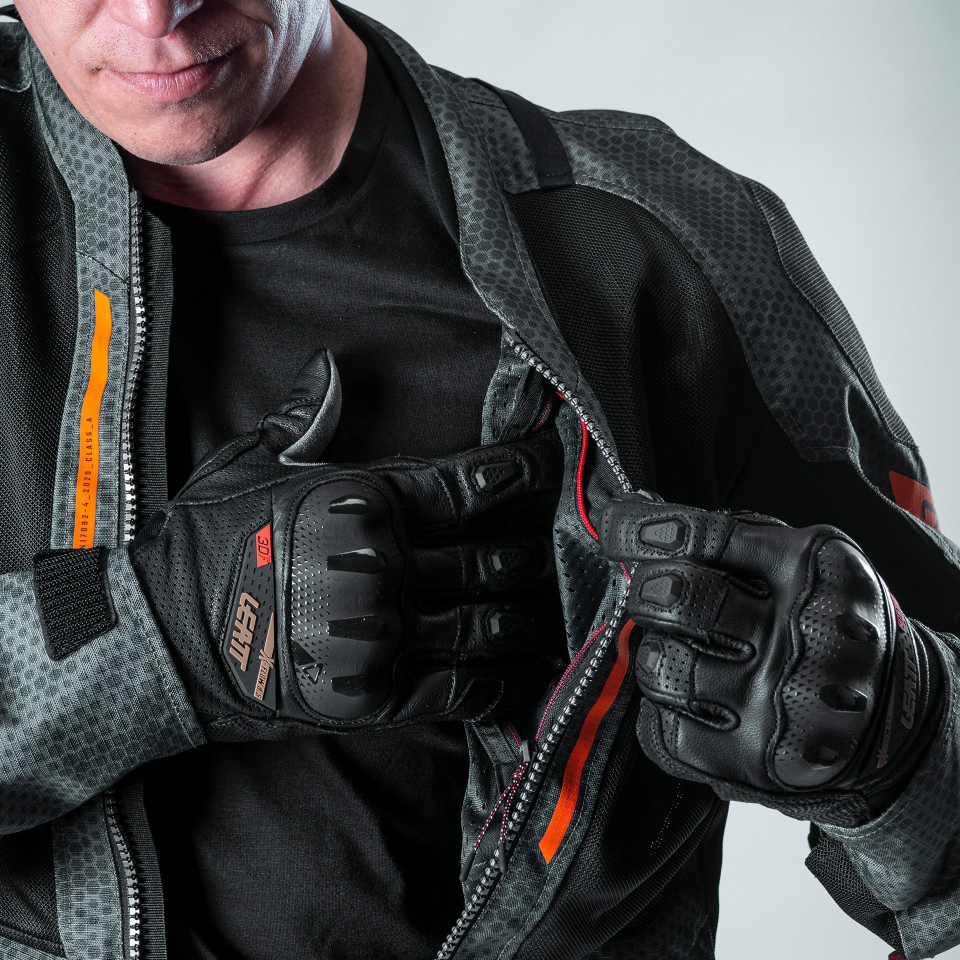 Leatt Adv Flow-Tour 4.5 Gri Motosiklet Montu