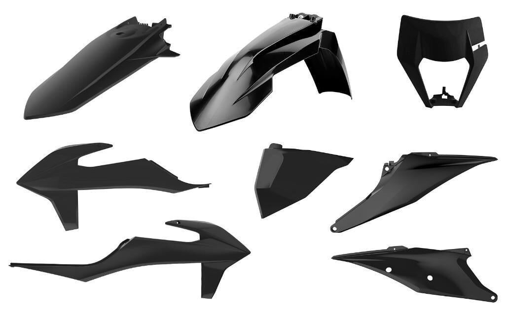 KTM EXC 20 POLISPORT GRENAJ SET SİYAH