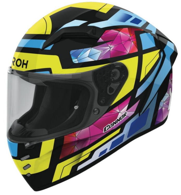 Airoh Connor Stellar Parlak Motosiklet Kaskı