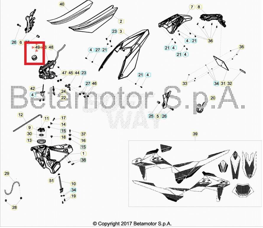 Oıl Tank Cap Beta Orj Yp