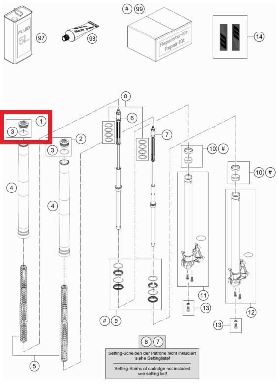 Screw Cap M51X1.5 Ktm Orj Yp A4-2