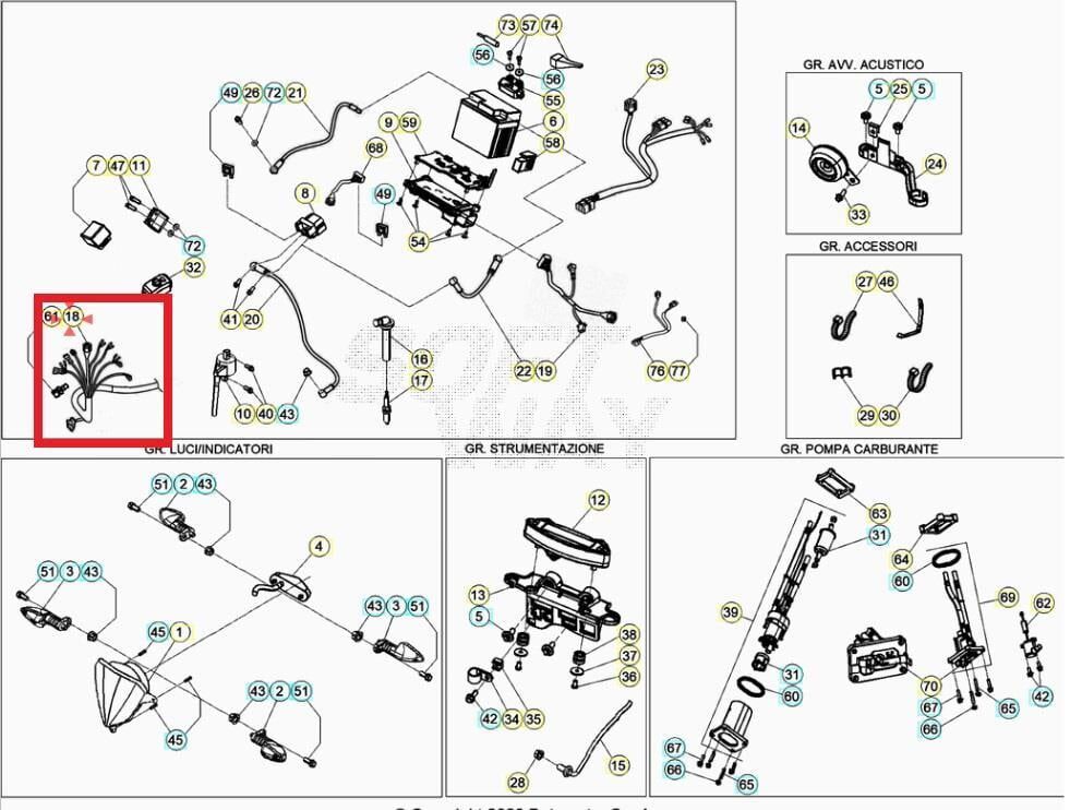 Secondary Wırıng Harness Beta Orj Yp