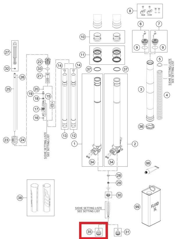 Screw Cap M29,3X1 Ktm Orj Yp A7-2