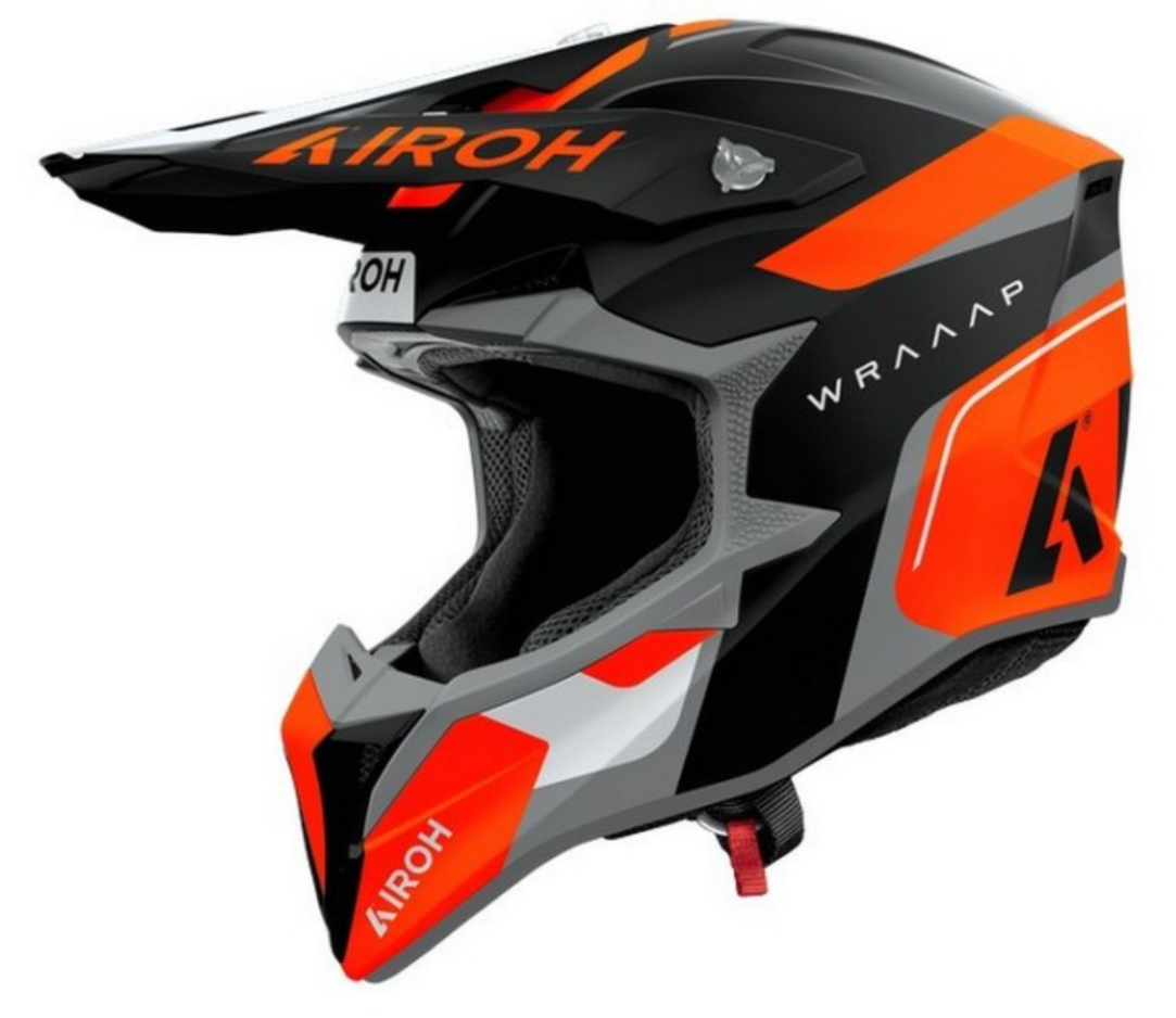 Airoh Wraap Conquer Turuncu Mat Motosiklet Kaskı