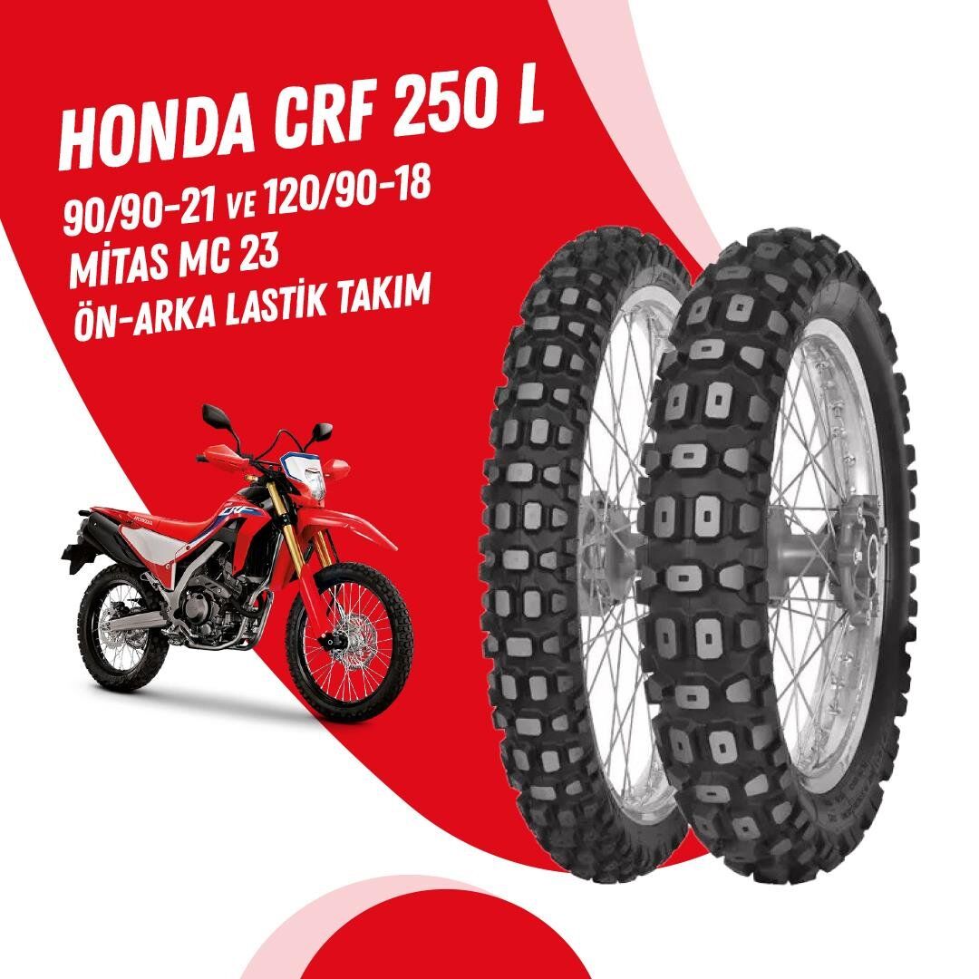 Honda Crf 250 L Mitas Mc-23 Lastik Takımı