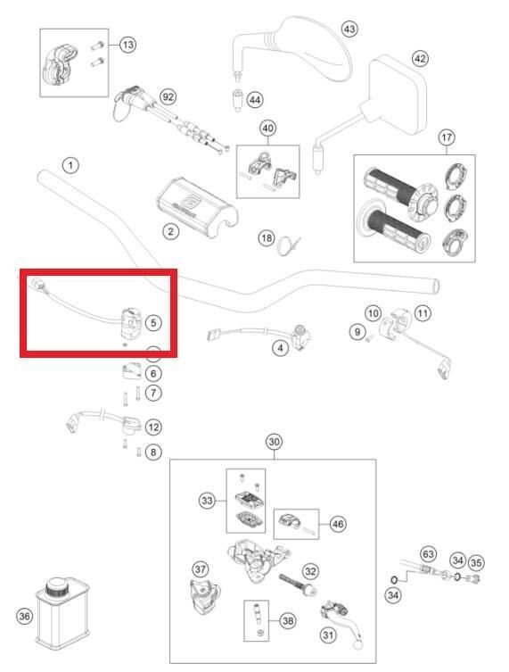 H.Lıght Swıtch Ktm Orj Yp