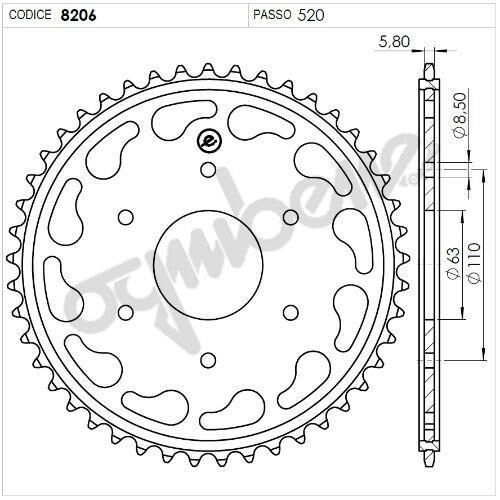 Ktm 390 Duke Rc Ognıbene Arka Dişli 46T