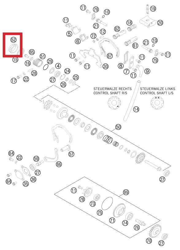 Closıng Nut M 26X1 Ktm Orj Yp