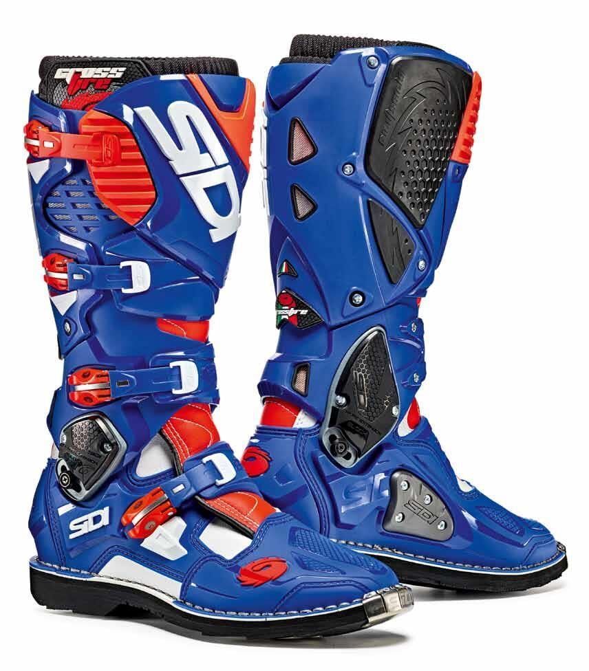 Sıdı Crossfıre 3 Beyaz Mavi Kırmızı