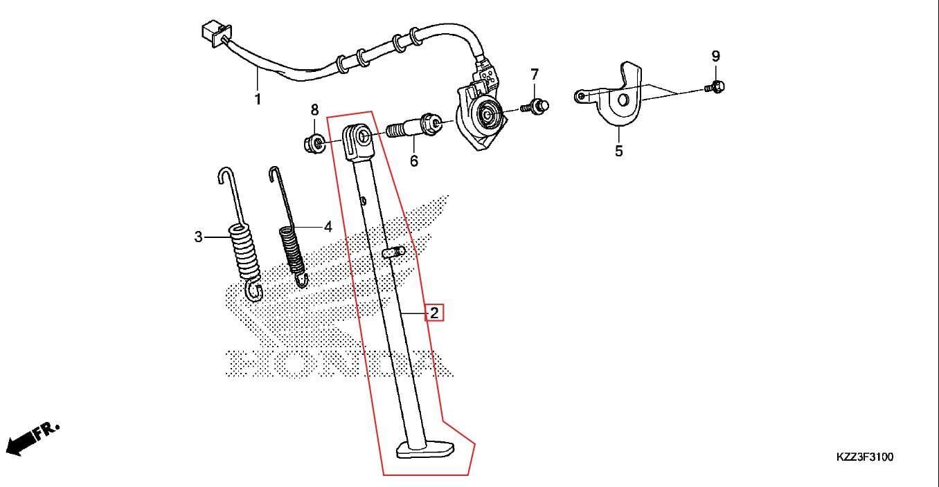 CRF250L YAN SEHPA HONDA ORJ YP
