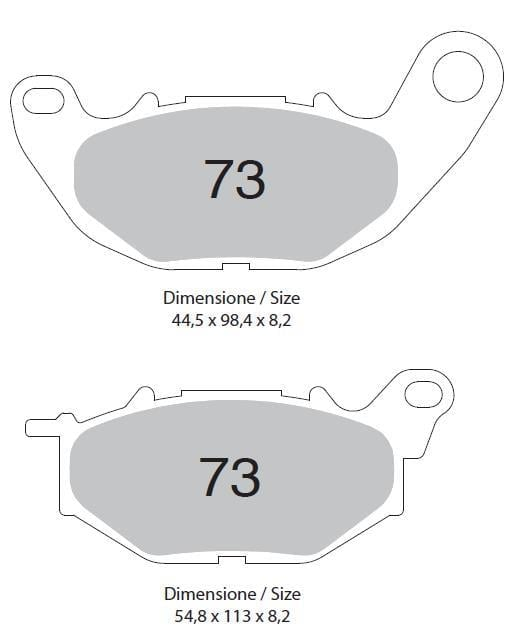 Yamaha R25 Arka Fren Balatası Sinterli