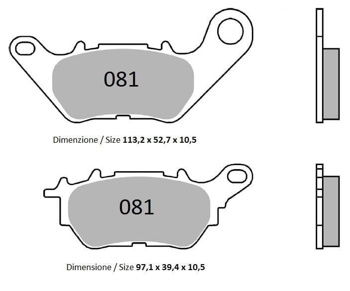 Yamaha R25 Ön Fren Balatası Sinterli